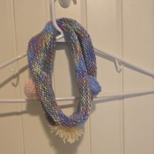 Colorful Kid's Knit Infinity Scarf